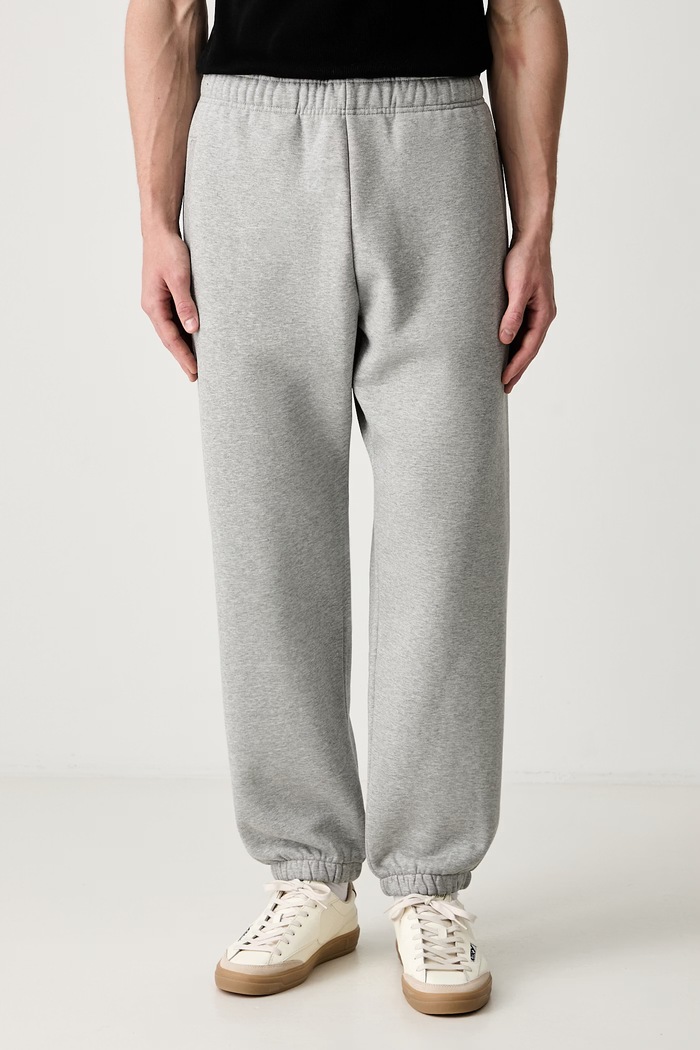 Carhartt WIP Chase Sweat spodnie dresowe z bawełną męskie szary I037458