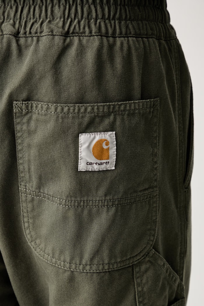Carhartt WIP Flint Pant spodnie cargo bawełniane męskie zielony I029919