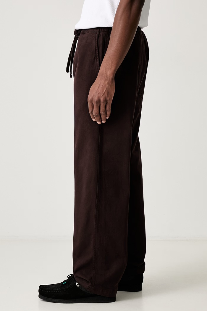 Carhartt WIP Floyde Pant spodnie męskie bawełniane z elastanem I033585 brązowy AW26