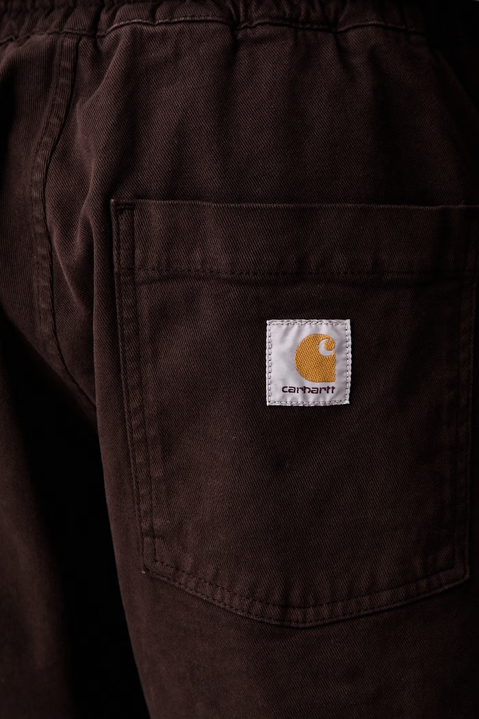 Carhartt WIP Floyde Pant spodnie męskie bawełniane z elastanem brązowy I033585