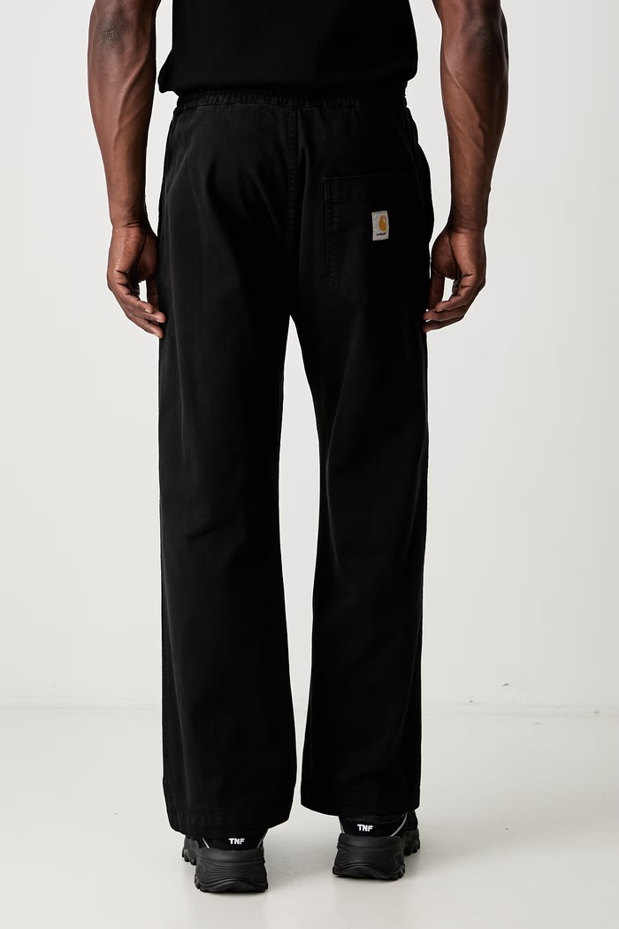 Одежда Carhartt WIP Floyde Pant брюки из хлопка с эластаном для мужчин I033585 чёрный