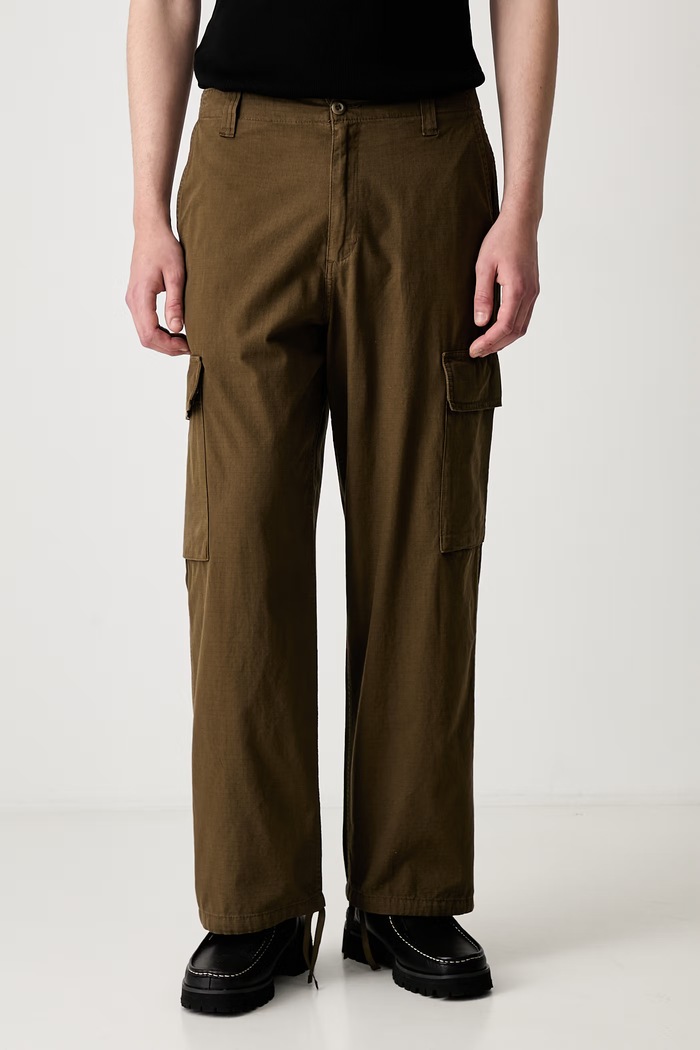 Carhartt WIP Kade Cargo spodnie cargo bawełniane męskie zielony I037575