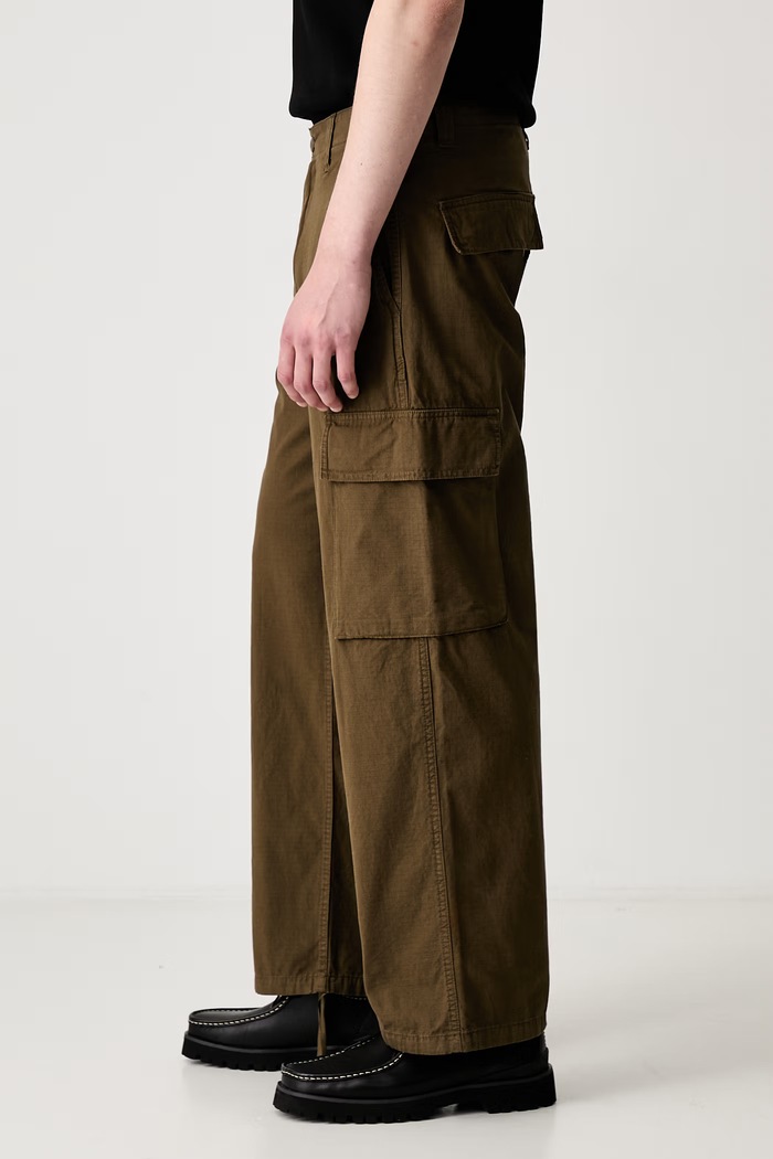 Carhartt WIP Kade Cargo spodnie cargo bawełniane męskie I037575 zielony AW26