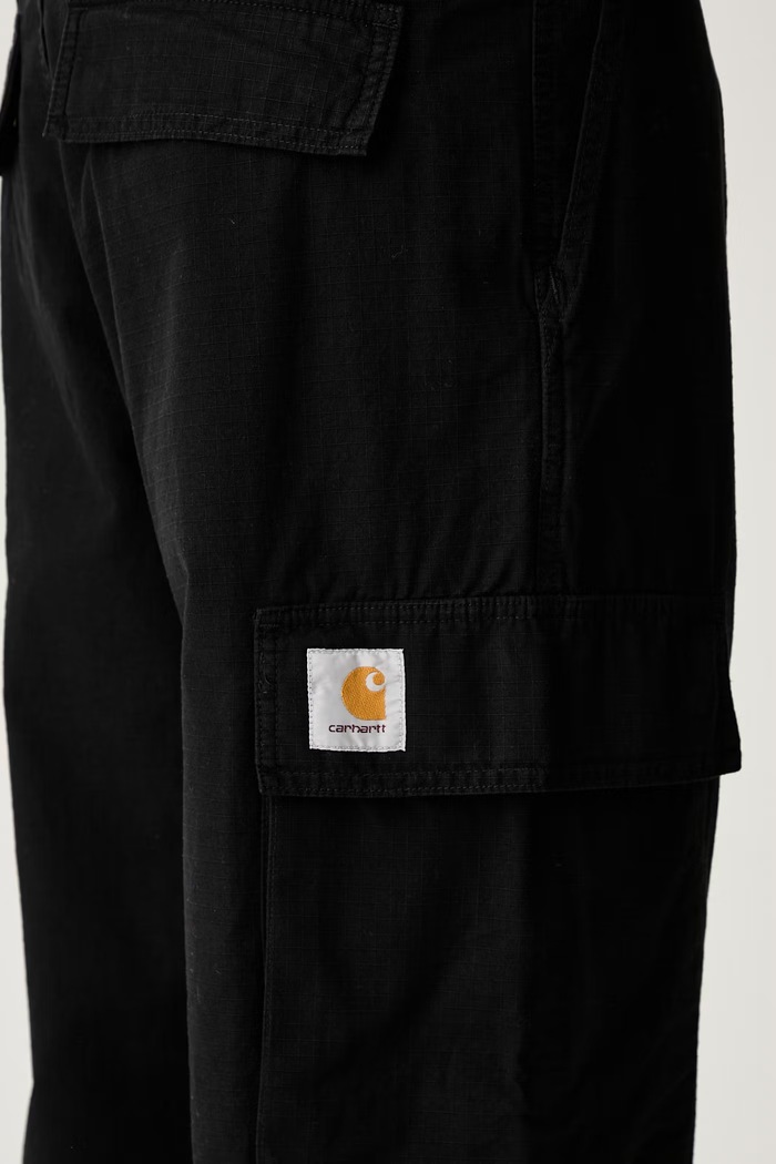 Carhartt WIP Kade Cargo spodnie cargo bawełniane męskie czarny I037575