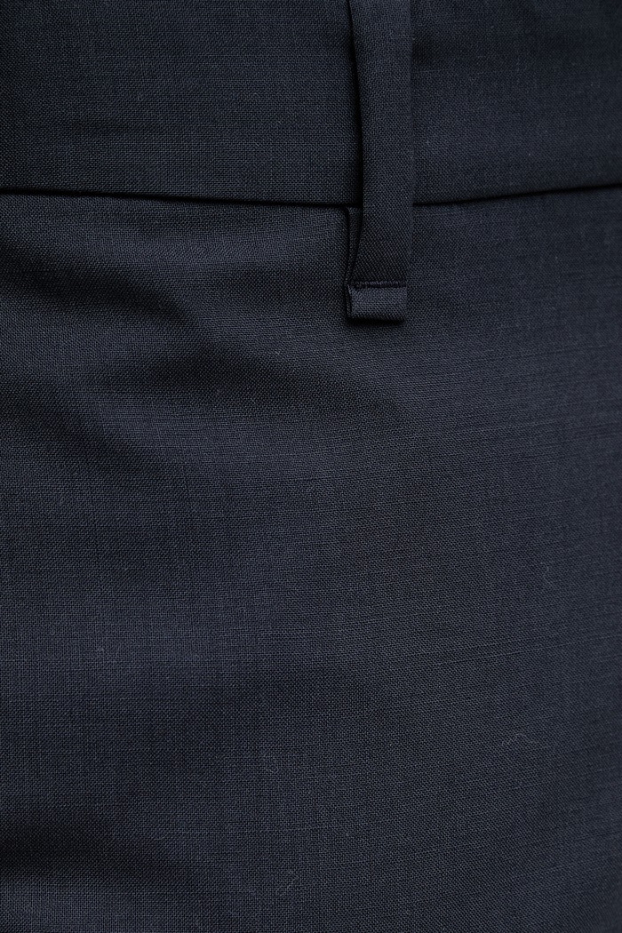 rag & bone Spodnie garniturowe damskie wełniane granatowy RV5M26P7MWO