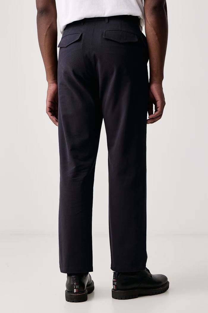 Odzież PS Paul Smith Spodnie chinos męskie bawełniane M2R.A199.W22785 granatowy