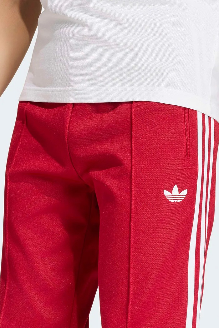 Teplákové nohavice pánske s bavlnou Beckenbauer adidas Originals KW0120 červená