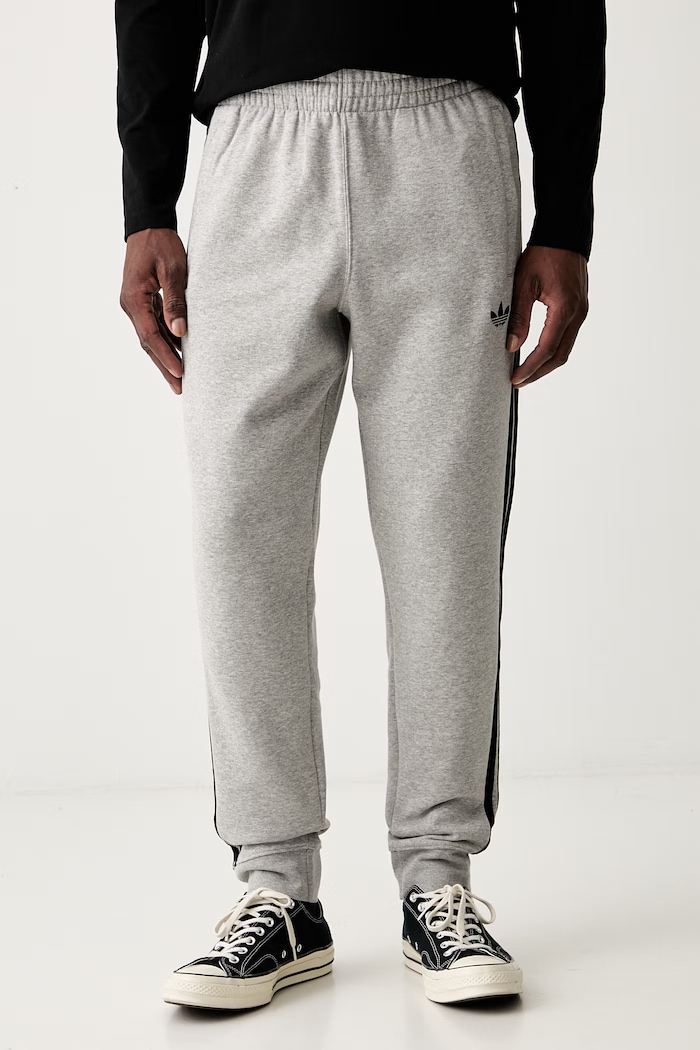 adidas Originals spodnie dresowe męskie z bawełną szary KU7643