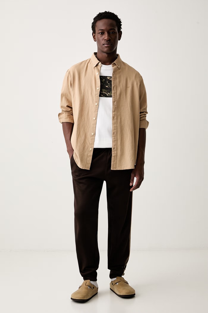 adidas Originals spodnie dresowe męskie KT5040 brązowy AW26