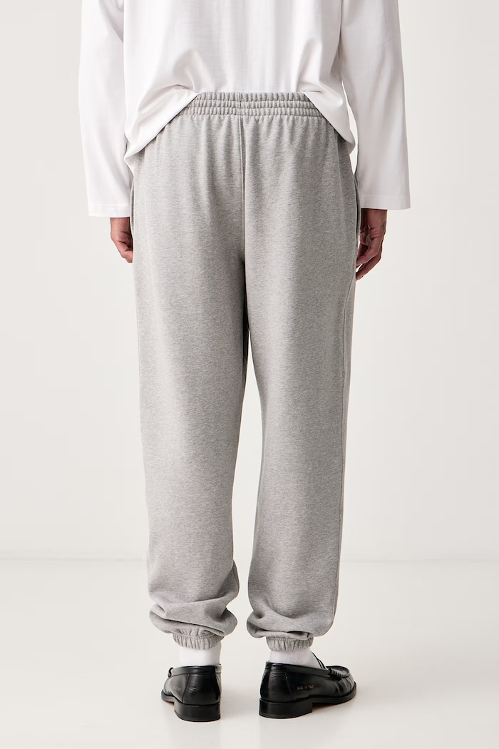Odzież adidas Originals Spodnie dresowe męskie z bawełną Trefoil Essentials KS9827 szary