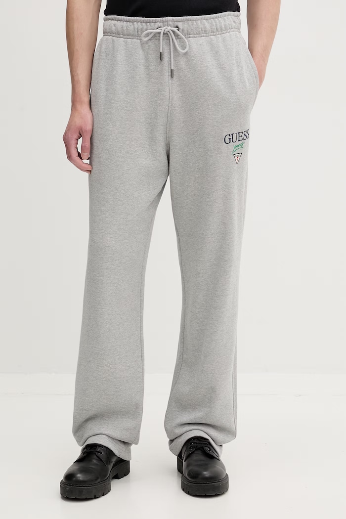 Guess Jeans melegítő férfi pamut szürke M6YB15.K4842