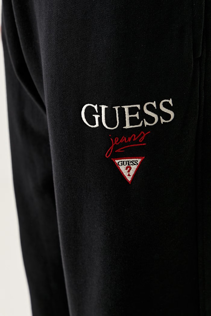 Guess Jeans melegítő férfi pamut fekete M6YB15.K4842
