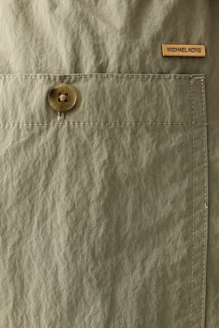 Michael Kors spodnie męskie zielony CT6305WL6B