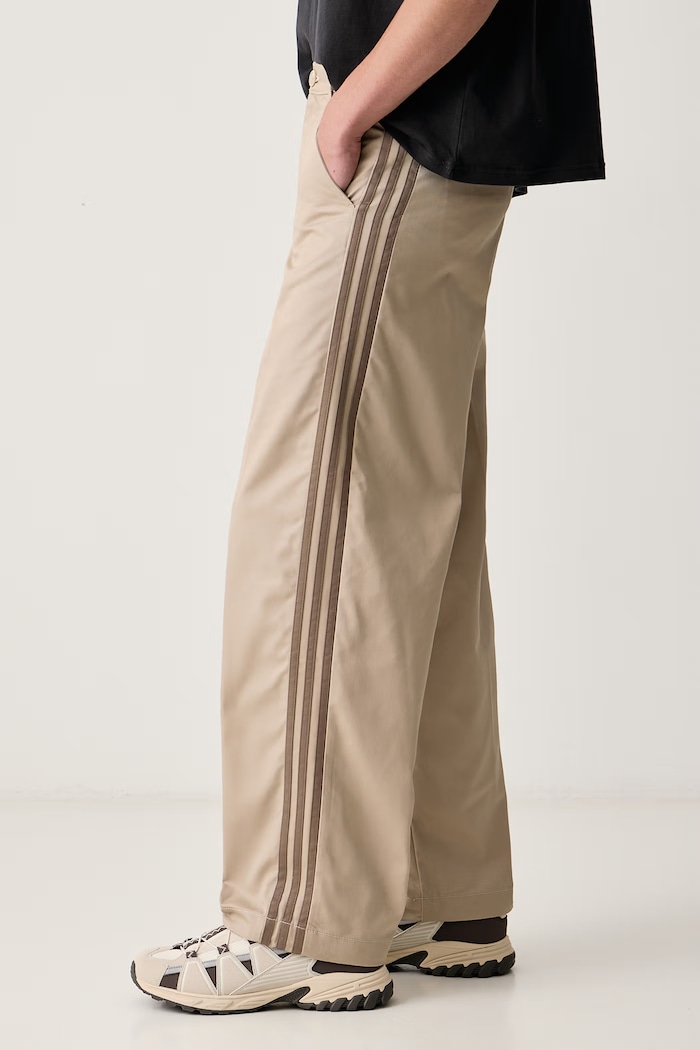 Spodnie męskie z bawełną adidas Originals KE4175 beżowy
