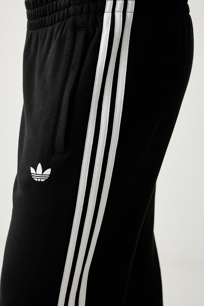 adidas Originals παντελόνι επίσημο ανδρικό με βαμβάκι μαύρο KE3562