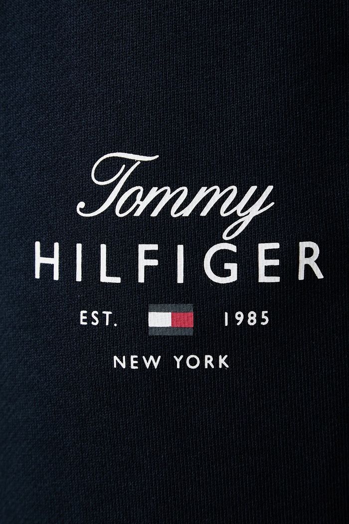 Tommy Hilfiger teplákové nohavice pánske bavlnené tmavomodrá MW0MW44332