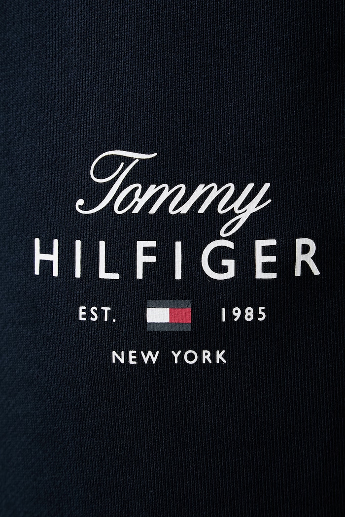 Tommy Hilfiger teplákové nohavice pánske bavlnené tmavomodrá MW0MW44332