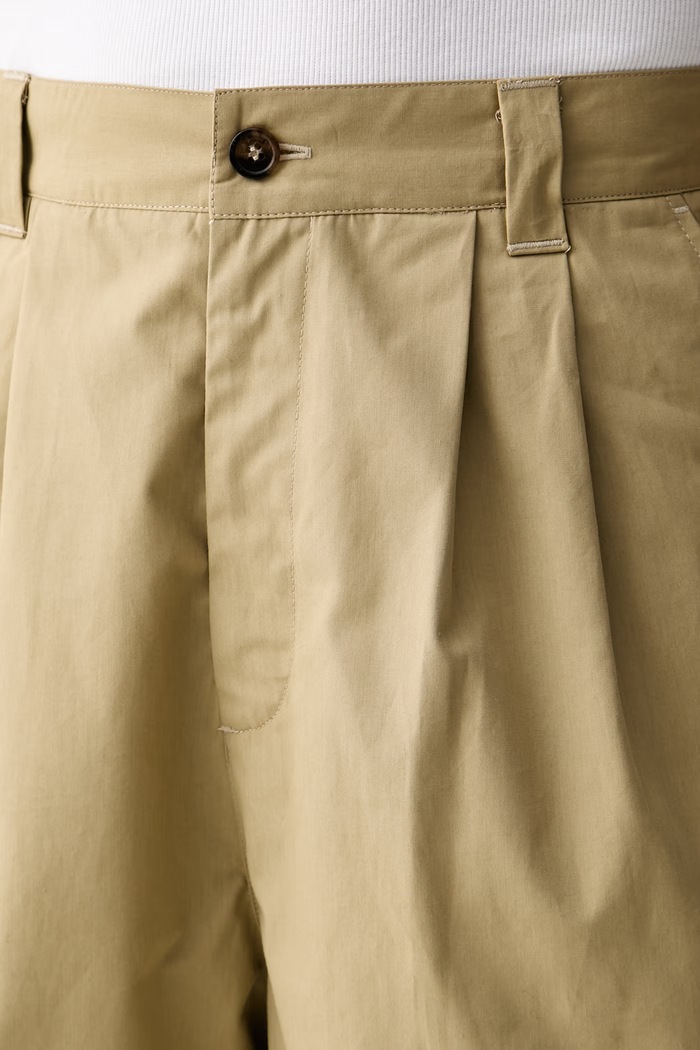 A.P.C. spodnie męskie bawełniane pantalon ricky beżowy COHTF.H08027