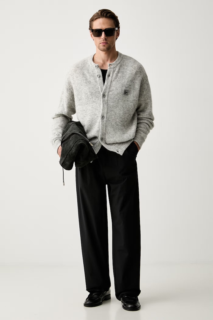 A.P.C. hlače za muškarce od pamuka pantalon ricky COHTF.H08027 crna AW26