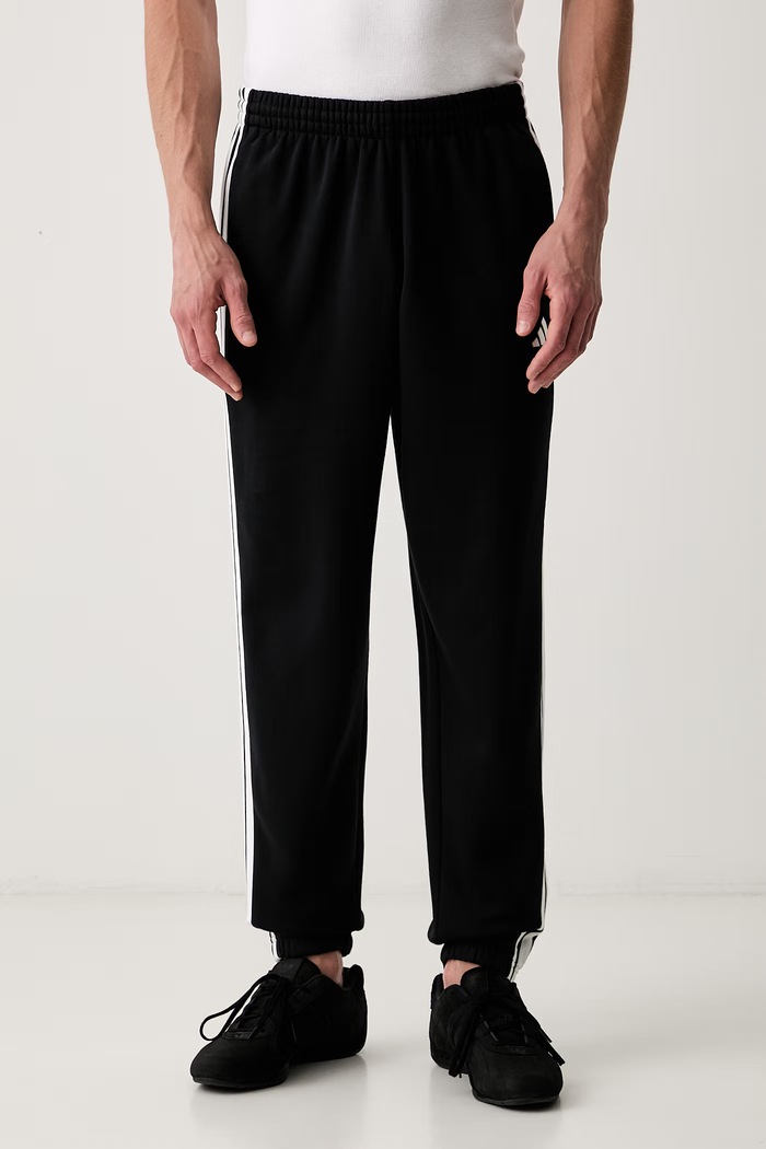 adidas spodnie dresowe męskie z bawełną Essentials czarny KY6526