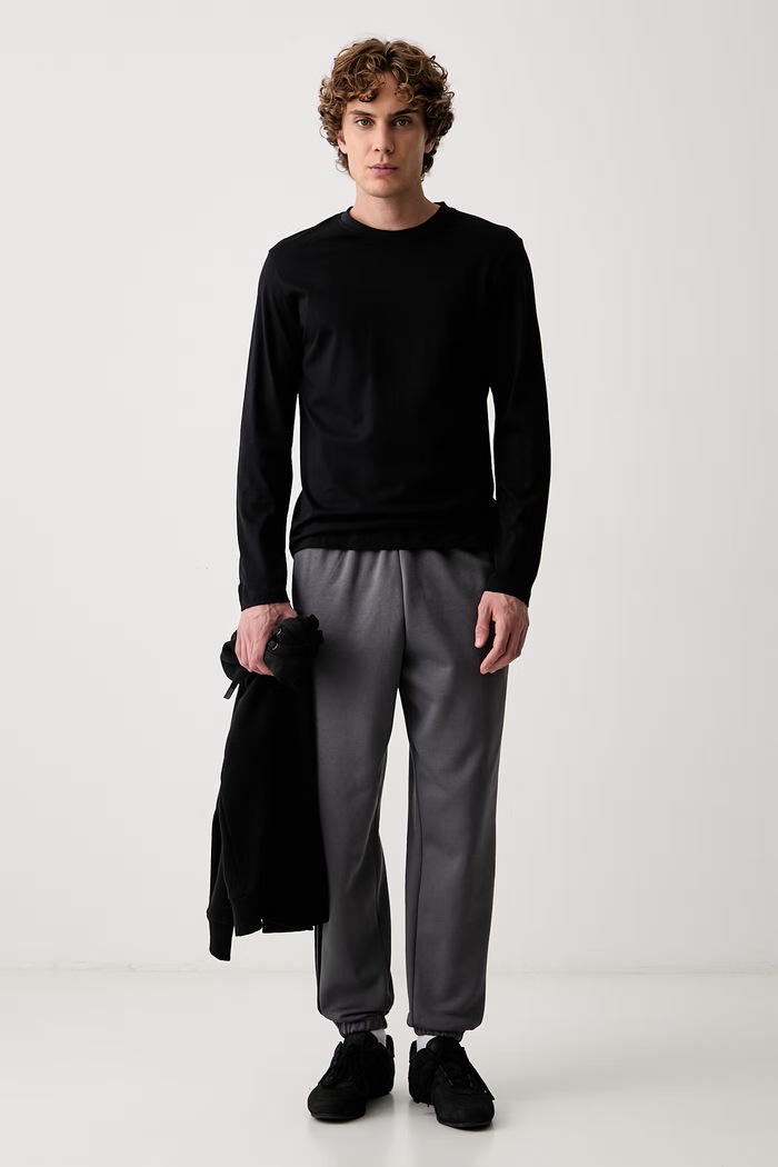 adidas спортивные штаны для мужчин с хлопком Three Stripes KY4128 серый AW26