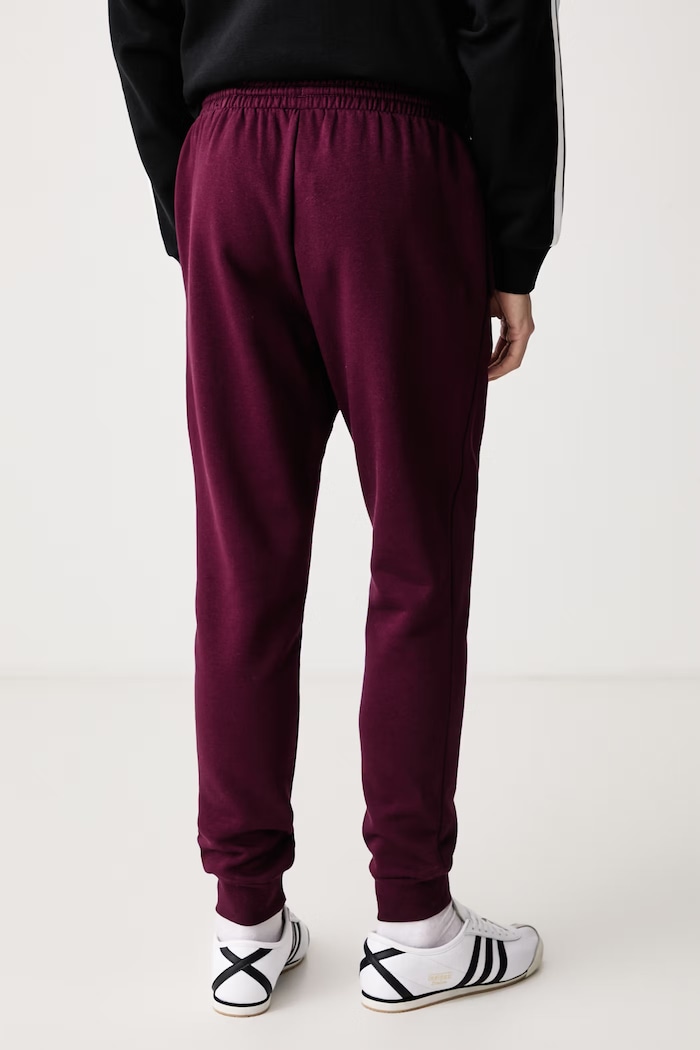 Odzież adidas Spodnie dresowe męskie z bawełną Essentials Feelcozy KF2382 bordowy