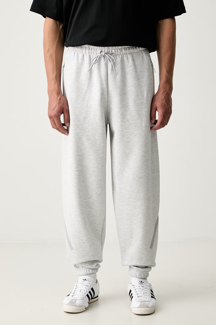 adidas spodnie dresowe męskie z bawełną Z.N.E. szary KF3810