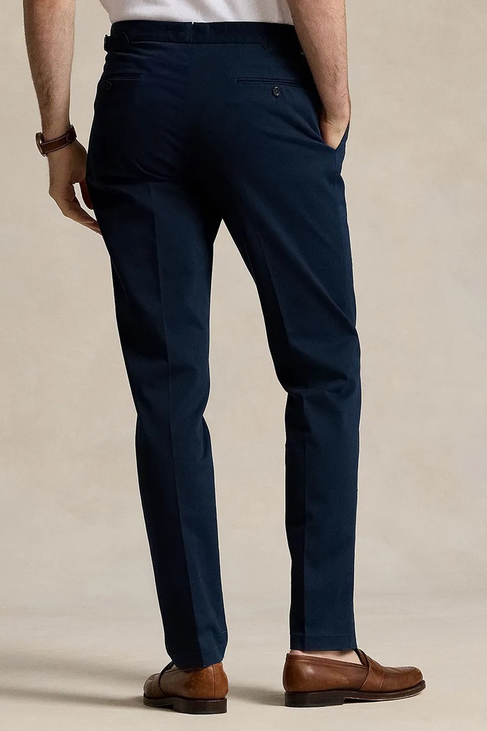 Polo Ralph Lauren spodnie męskie z bawełną 715919475 granatowy AW26