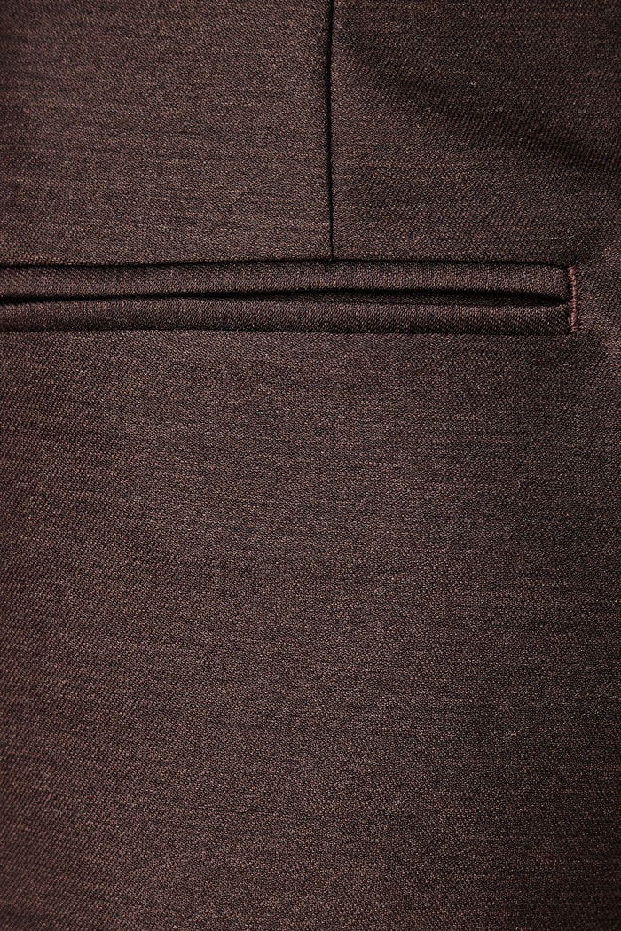 Spodnie chinos męskie z wełną Kenzo FG65PA2219FA brązowy