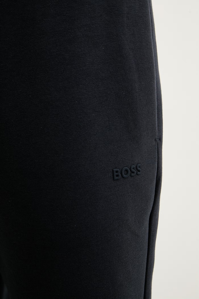 BOSS Green pantaloni de trening pentru bărbați, din bumbac cu elastan Hadiko bleumarin 50565748