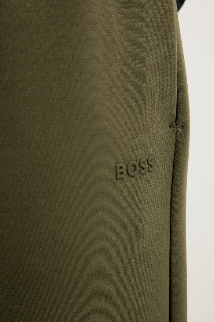 BOSS Green pantaloni de trening pentru bărbați, din bumbac cu elastan Hadiko verde 50565748
