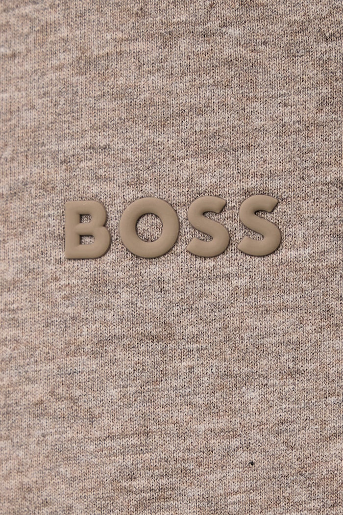 Spodnie dresowe męskie bawełniane z elastanem Hadiko BOSS Green 50565748 brązowy