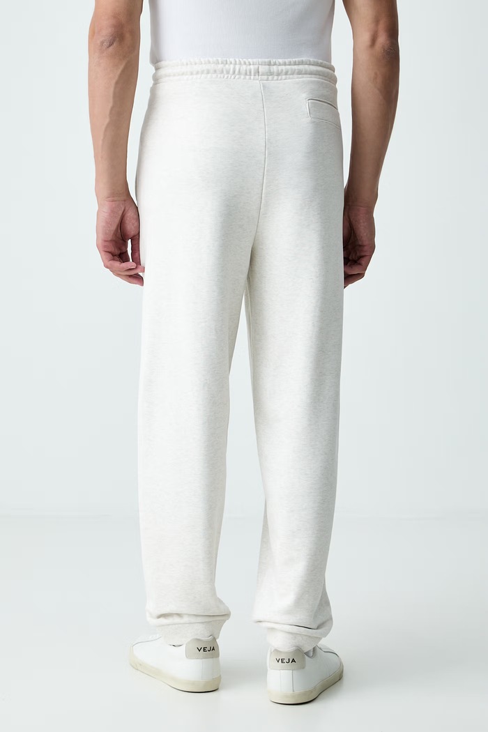 Odzież BOSS Green spodnie dresowe męskie z bawełną JT_Long Pants 50564096 beżowy