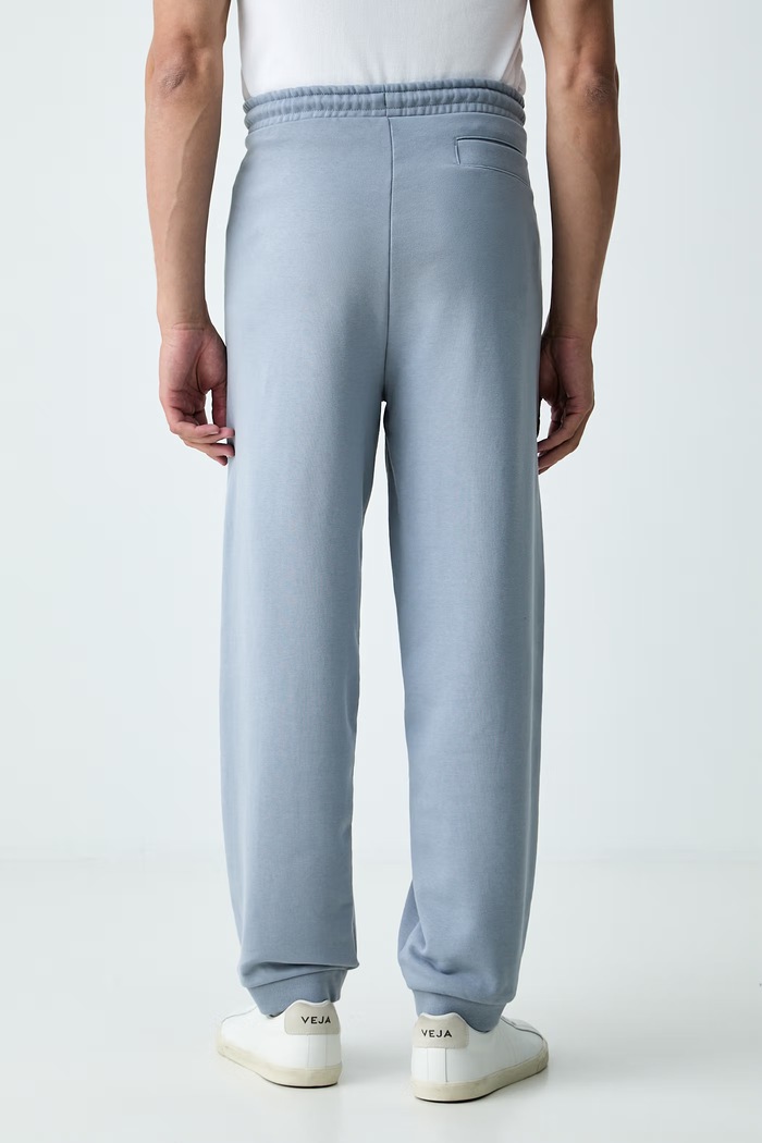 Odzież BOSS Green spodnie dresowe męskie z bawełną JT_Long Pants 50564096 niebieski