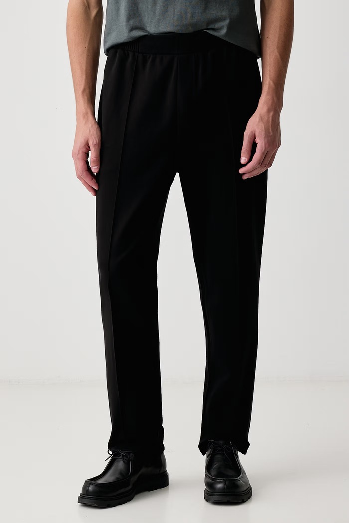 BOSS Green Spodnie dresowe męskie z bawełną JT_Network Tapered czarny 50563983