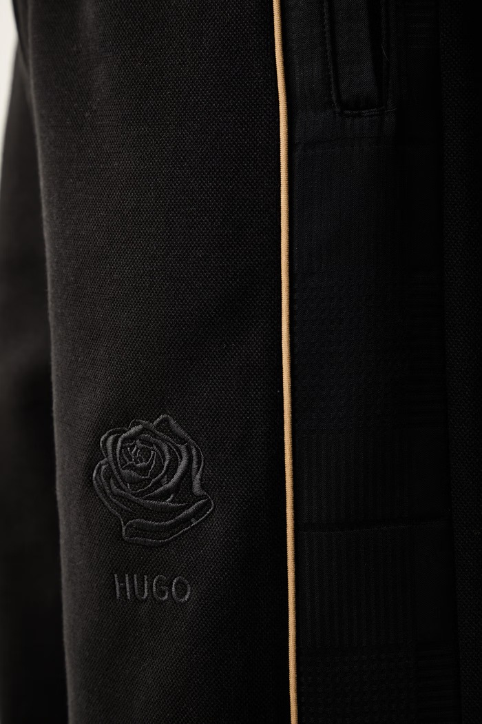 HUGO donji dio trenirke za muškarce s pamukom Dislano crna 50564081