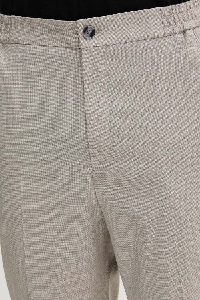 HUGO pantaloni slim fit pentru bărbați, cu amestec de lână Gos233F1X bej 50565806