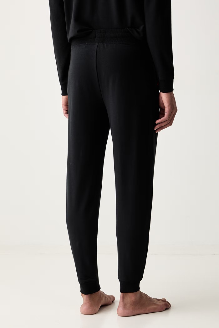 Odjeća HUGO loungwear hlače za muškarce s pamukom NOAH PANTS 50566158 crna