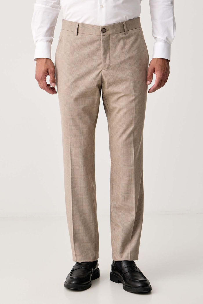 Guess Spodnie męskie MYRON beżowy M6YB91.W2827