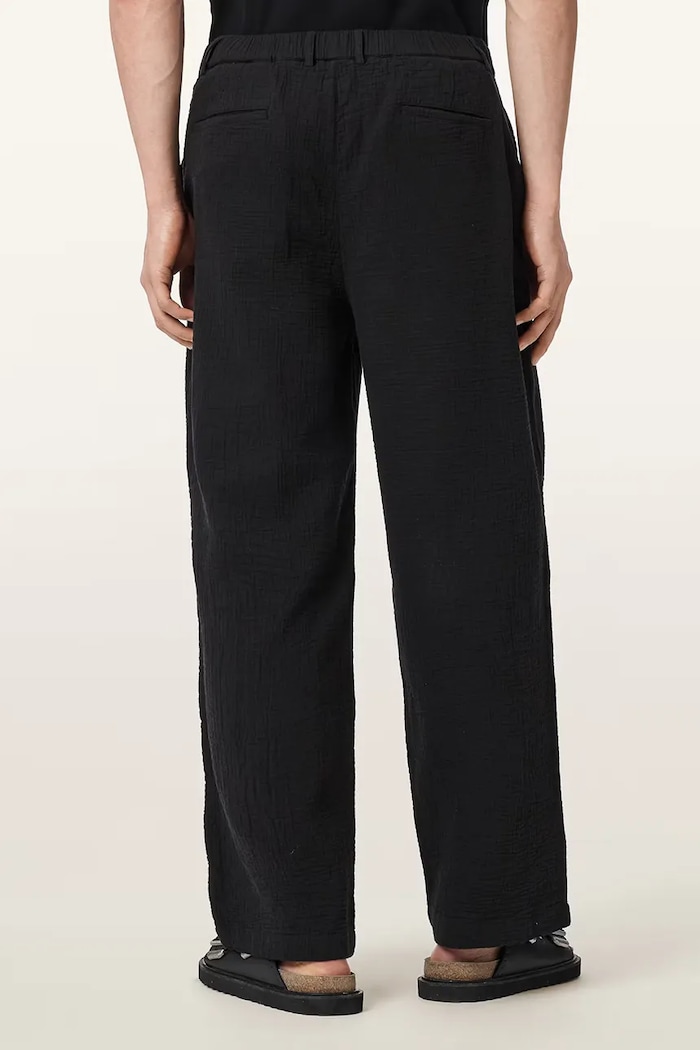 AllSaints pantaloni pentru bărbați, din bumbac TAIKO M035TE negru AW26