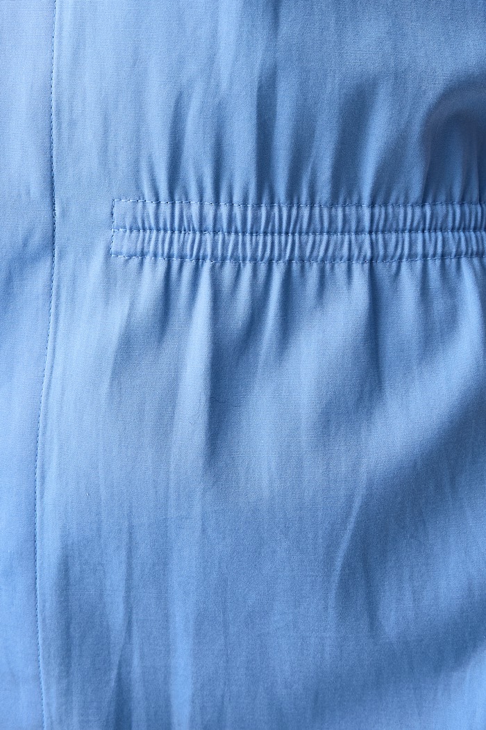 Sukienka rozkloszowana bawełniana Polo Ralph Lauren niebieski 211B18195
