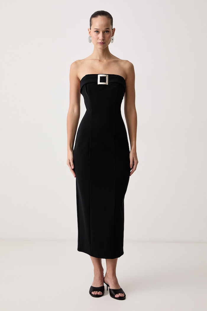 Le Privé Sukienka ARMANDE NOIR czarny LP00843