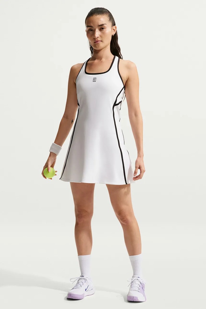 Nike Sukienka sportowa NikeCourt Advantage Dri-FIT biały IO0475.100