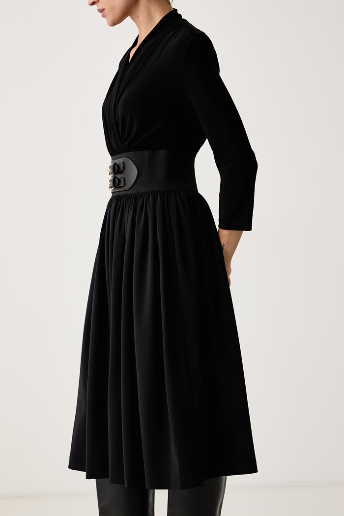 Sukienka rozkloszowana Joseph Ribkoff 253185 czarny