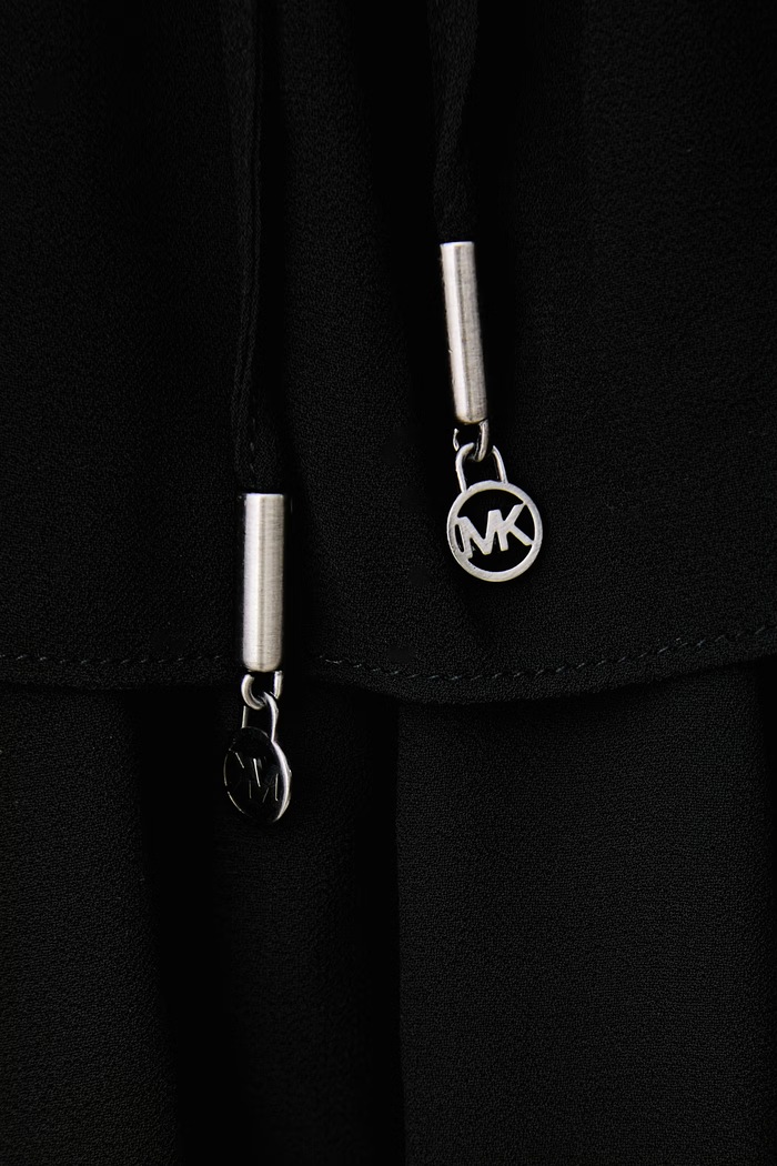 Sukienka rozkloszowana MICHAEL Michael Kors czarny MF683OQ7R3