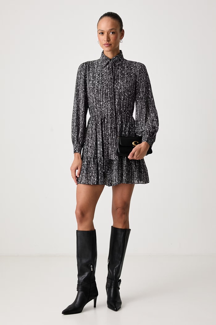 MICHAEL Michael Kors Sukienka MF683BYLE6 czarny AW26