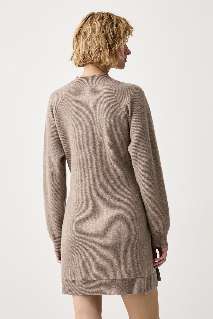 Odzież Isabelle Blanche Sukienka sweterkowa wełniana IS26FW.M152.F006 beżowy