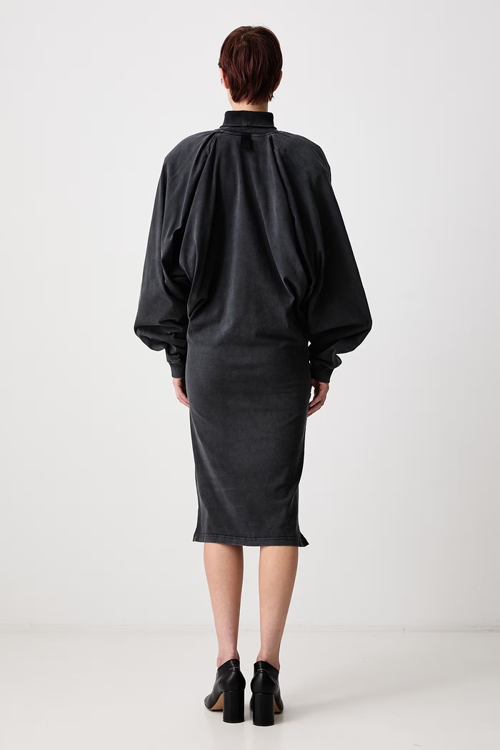 Îmbrăcăminte MUGLER Rochie simplă din bumbac 26F3RO18776032 negru
