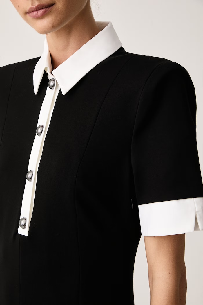 Рокля с вискоза Karl Lagerfeld B4W13018 черен