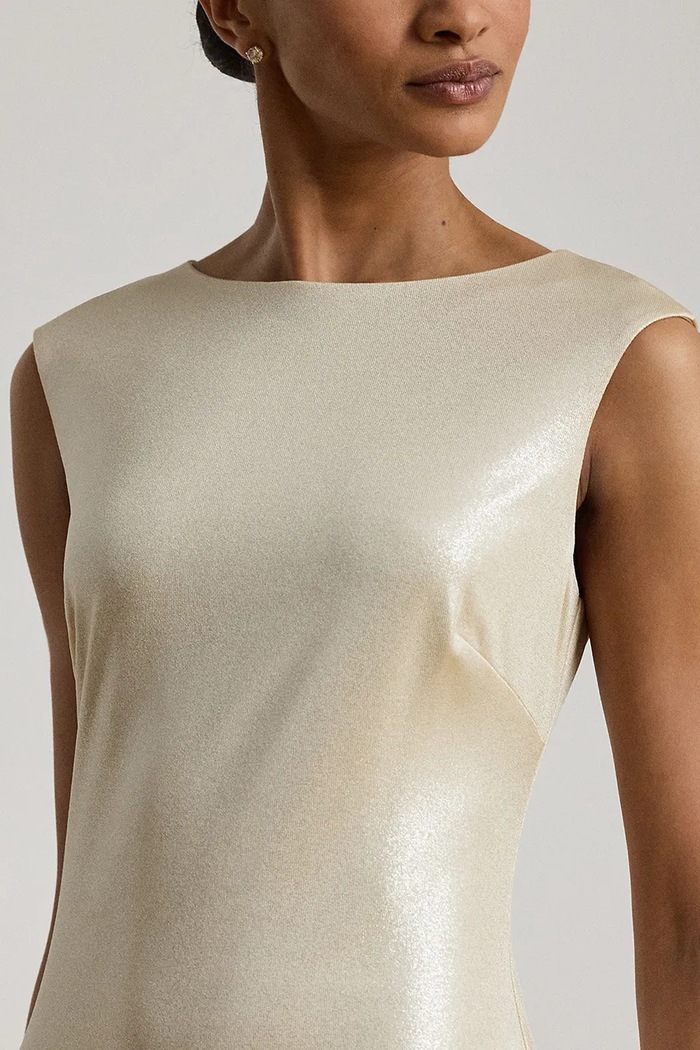 Sukienka Lauren Ralph Lauren 253P13929 beżowy